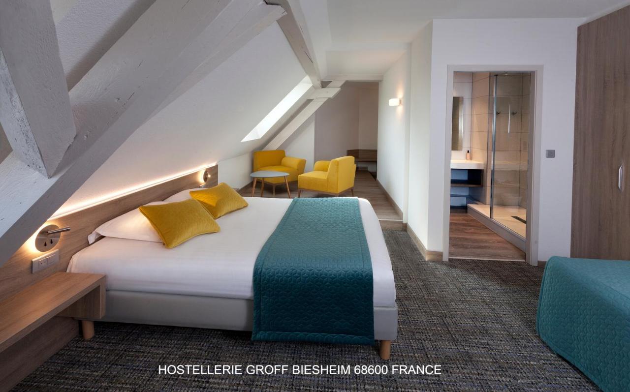 Aux Deux Clefs Hostellerie Groff ビースハイム エクステリア 写真