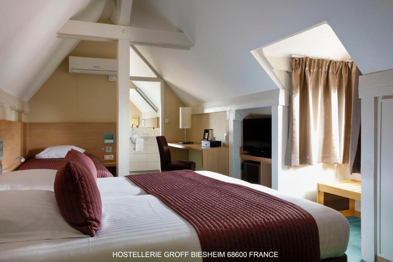 Aux Deux Clefs Hostellerie Groff ビースハイム エクステリア 写真